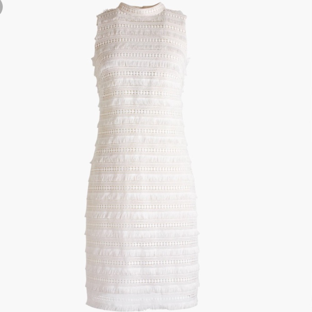 J.Crew Fringy Lace Sheath Dress